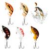 Generisch Esca da pesca tipo pesce persico per acqua | Set di 5 esche galleggianti per trota, luccioperca, pesce persico, salmone, pesca in acqua dolce e salata