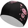 FJQWKLF Cuffia da nuoto unisex Love Robot per capelli corti e lunghi, da donna e da uomo, per piscina, nuoto e bagno