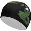 FJQWKLF Cuffia da nuoto unisex divertente con scritta Golf Tap That per capelli corti e lunghi, da donna e da uomo, per piscina, nuoto e bagno.
