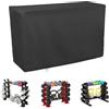 Tomotato Coprire Rack Manubri, 53 x 68 x 35cm Dumbbell Peso Rack Copertura Copertura del Supporto dei Manubri in Tessuto Oxford per La Palestra di Casa Set di Manubri Staffe
