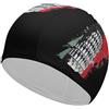 FJQWKLF Cuffia da nuoto unisex Falg con Torre Pendente di Pisa, Italia, per capelli corti e lunghi, da donna e da uomo, per piscina, nuoto e bagno