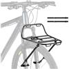 Generic Portabici anteriore in alluminio per portabici | con cinghie Mountain Bike Rack per Ciclismo Bicicletta Mobilità Strada Garage Parcheggio Spiaggia