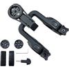 ECMQS Staffa di montaggio per bicicletta per computer, supporto regolabile | Supporto di estensione per computer, supporto regolabile per ciclismo, mountain bike, staffe per fotocamera