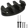 ECMQS Tacchetto curvo in nylon per canoa kayak | Organizer a 4 scomparti, accessorio per accordatura giornaliera