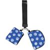SMAZDFXX Palline da baseball con strisce blu tigre, borsa da polso per sport all'ari