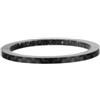 Todikaper Distanziale per sterzo per bicicletta, in fibra di carbonio 3K, 28,6 mm, finitura opaca, per mountain bike, 3 mm (C-3 mm)