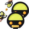 Generico Throw And Catch Ball Set - Racket Pocket Toss Game Includes Four Balls | Throw And Catch Game for Garden Beach Pool Yard Toys