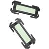 ECMQS Marcatore di visibilità zaino per attrezzatura da campeggio e trail | Confezione da 2 fibbie luminose con fessure per fettuccia e profilo 10 x 5 cm, per uso esterno