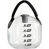 LeeQinersw Kettlebell Riempibile D' Ergonomico Kettlebell in PVC con Maniglia Comp Attrezzo Fitness per Palestra, namento Funzionale