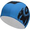 FJQWKLF Cuffia da nuoto unisex Bigfoot Sasquatch per capelli corti e lunghi, da donna e da uomo, per piscina, nuoto e bagno