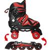 generic Pattini Convertibili Unisex Bambini e Adulti, Rosso, 35-38