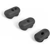 ECMQS 3lots Silicone Resistente all'abrasione Polvere Caps Scooter Elettrici Accessori Scooter Elettrici Gestione dei cavi Silicone Polvere Caps