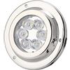 Keenso Luce Bianca Subacquea per Yacht Barca Marina, 18W LED IP68 con | Resistente Alla Corrosione, 590lm Alto Flusso Luminoso, Durata Oltre 50.000 Ore, Protezione da Sovracorr