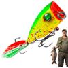qixeuoa Esca da pesca galleggiante, esca da pesca al pesce persico, multifunzionale | Esca dura realistica per trota, trota, salmone, lucioperca, muschio, pa
