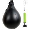BeVistoso Speed Ball da Boxe, Sacco da Boxe da Appendere per Speed Ball da Allenamento a Pera, per Fitness, Nero