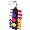 HANABASS Porta Tee da Golf in Plastica con Base Stabile e Ancoraggio | Clip Portachiavi, Accesso Rapido alle Tee, per Campo Pratica e Percorso, Accessorio per Sacche
