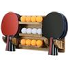 Generico Table Tennis Paddle Holder - Large Capacity Paddle Display Holder | Paddle Display Holder for Table Tennis Accessories Wall Door Mount Space Saving Storage Solution Home Gym Table