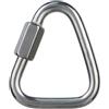 LatoYard Moschettone triangolare in acciaio inox, arrampicata resistente | Fibbia con blocco di sicurezza speleologia, antincendio e lavoro in altezza, connettore a gancio rapido (opzioni 6 mm/8 mm/10