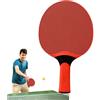 Generic Racchette da ping pong in gomma ad alte prestazioni | Racchetta sportiva professionale indoor outdoor gioco racchetta per principianti giocatori