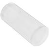 DIYEAH Tubo Trasparente per Volani da Badminton, Contenitore Bianco in | Capacità per Sei Volani, Design See-through, Trasporto Facile in Palestra e Durante le Partite