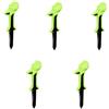 ECMQS 5 pz Professionale Golf Tees Ball Holder Sostituzione Golf Practice Marcatori Base affusolata 10 Gradi Tilt Tilt per golfisti