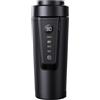 CGTQROVR Bollitore Elettrico per Auto Bollitore Portatile da 500 ml a 4 Temperature Nero