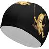 FJQWKLF Cuffia da nuoto unisex con banane oscillanti divertenti per capelli corti e lunghi, da donna e da uomo, per piscina, nuoto e bagno