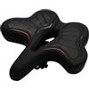 Generic Sedile comfort per bicicletta, ammortizzante, impermeabile, imbottito in | Ciclo per uomo e donna, mountain bike da strada, città, urbano, escursionismo, esercizio all'aperto, fitness, cruiser