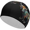 FJQWKLF Cuffia da nuoto unisex Bulls Peru Animal per capelli corti e lunghi, da donna e da uomo, per piscina, nuoto e bagno