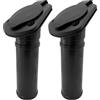 ECMQS Supporto per canna da pesca con copertura per canoa | Copertura, obliqui incorporati Inserimento Sedile Pesca Staffe Fisse per Barche, Kayak, Canoe