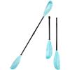IOPKLYTF Pagaia da Kayak Pagaia for Remi for Barca Gonfiabile for Kayak | Canoa for zattera da pesca a remi con albero in fibra di vetro staccabile