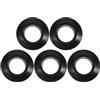 minkissy 5 Pezzi Antigoccia per Kayak, Diametro Interno 30mm, Nero | Pvc, Antiscivolo e Riduce il Gocciolamento Dell'asta, Ricambio per Kayak e Sup