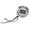 Posheliox Schermo LCD per bici elettrica, 48 V-72 V, tachimetro | Interfaccia a 6 pin per E-Bike Scooter Triciclo Contatore Digitale Assemblaggio Parte di Riparazione Argento