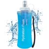 Generico Foldable Water Bottle 500ml Soft - Reusable Foldable Flask with Filter for | Hiking Water Bottle for Travel, Hiking, Running, Camping, | Backpacking, Beach, Cycling, Gym, Walking, Airplane Foldable Soft