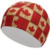 FJQWKLF Cuffia da nuoto vintage con bandiera canadese, elegante, impermeabile, per la protezione dei capelli, facile da indossare e togliere.