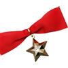 ECMQS Design realistico URSS Leader ciondolo con nastro rosso, | Costruzione in lega resistente, design accurato, nastro rosso, versione storica, ideale per collezionisti e appassionati