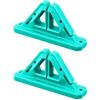 Generisch Supporto da parete per canna da pesca, 2 pezzi, in silicone, senza fori | Supporto da parete per canna da pesca, montaggio verticale, per garage, soggiorno, giardino, padre