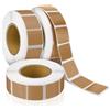 Generic Target Stickers - Adesivi quadrati in kraft Pasters 3 rotoli | Adesivi per bersaglio da tiro, etichette quadrate in rotolo | 3000 valori, forte supporto adesivo per sessioni di allenamento