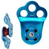 Generic 30KN Climbing Pulley Ascender di protezione anticaduta | Lega di alluminio cuscinetto a sfera singola girevole liscia corda di salvataggio leggero portatile attrezzature max 14mm