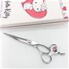Altro produttore di forbici HELLO KITTY 6 forbici da barbiere offset destrorse nuove mai usate