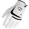 Wilson Grip Plus Guanto Da Golf Da Uomo, Offre Una Presa Impareggiabile, Con Design In Mesh Traspirante E Dettagli Riflettenti, Colore: Bianco/Nero Taglia: XL (Mano Destra)