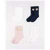 Prénatal Pack 4 calze bimba multicolor