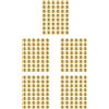250Pcs Durable Golden Metal Guitar String End Beads Folk Acoustic Accessories