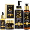 AILKE 24K Set Sbiancante Pelle, Schiarente, Rimuovi Macchie Nere, Melanina, Macchie, Tono Uniforme Della Pelle, Idratante, per Tutti I Tipi di Pelle