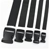 Meetee 2-10 set di fibbie in plastica per borse, clip da 10-50 mm, fibbia a sgancio rapido per cinghie in nylon, chiusura a nastro per collari per cani, gancio per nastro