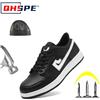QHSPE Scarpe antinfortunistiche con protezione antisfondamento e antiperforanti 6KV leggere, antiscivolo, comode, resistenti e sicure