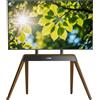 unho Supporto da pavimento per TV in metallo resistente per schermo piatto LCD LED da 40-86 pollici regolabile in altezza