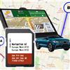 NAVINESA 3AA051866BE Scheda SD originale Navigazione V12 Europa West RNS315 Sistema di navigazione Software Navi per auto VW con antiappannamento