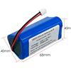 Aleaivy Batteria 12V 3S1P Batteria agli ioni di litio 18650 da 12,6 V/11,1 V Alimentatore di backup da 3500 mAh, CCTV, fotocamera, batteria agli ioni di litio per pistola Fascia