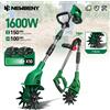 NewBeny Nuovo Coltivatore Elettrico NewBeny 800 giri/min, Senza Fili, Portatile, per Giardino e Fattoria, Scarificatore per Terreno, Attrezzo per Tagliare l'Erba, Compatibile con Batteria Makita